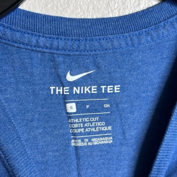 Nike Men’s Blue Nike Tee Activewear Logo Size Small - Picture 4 of 7